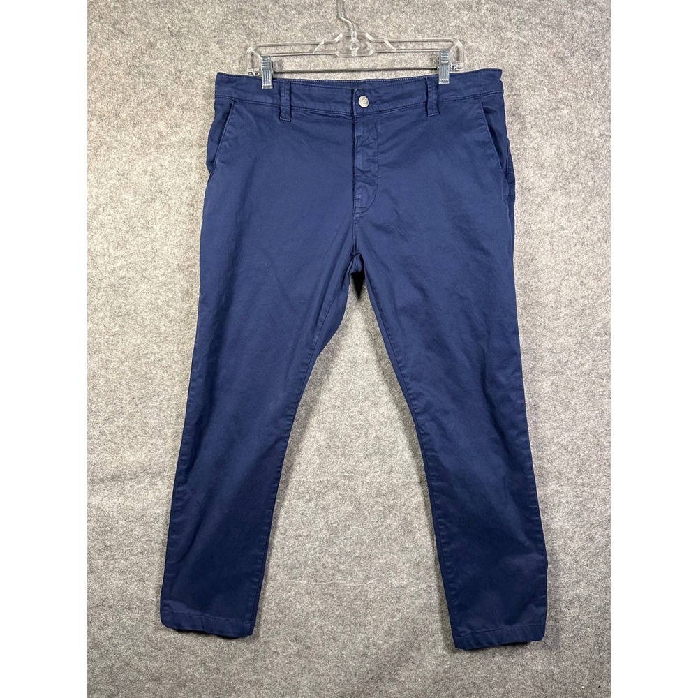 Mavi Jeans Johnny Slim Leg Mens Navy Blue Chino‎ Pants 36x32